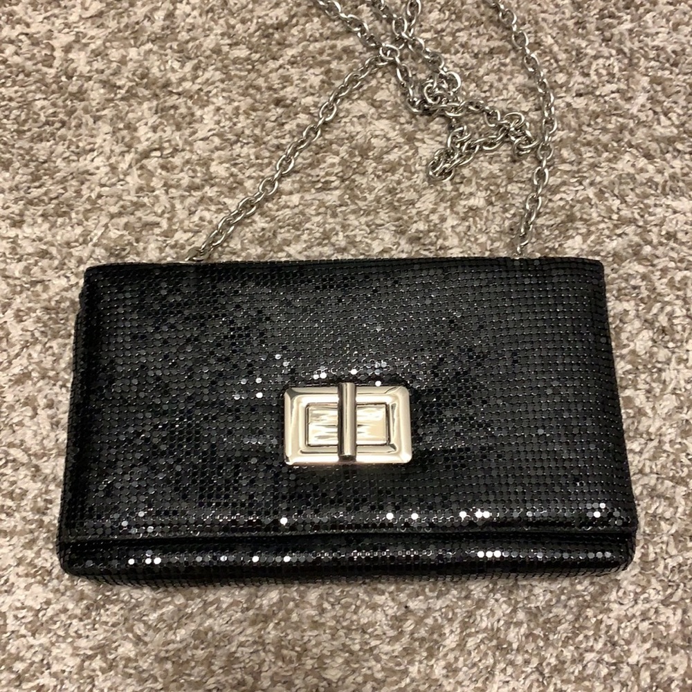 NWOT Evening bag with shimmer sequins